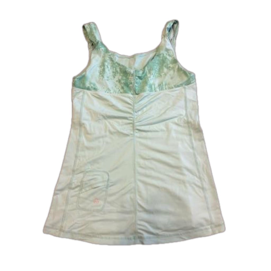 Lululemon Athletica Vintage Teal Tank Top With Media Pocket