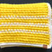 Crochet Baby blanket - Duo Color Yellow and White