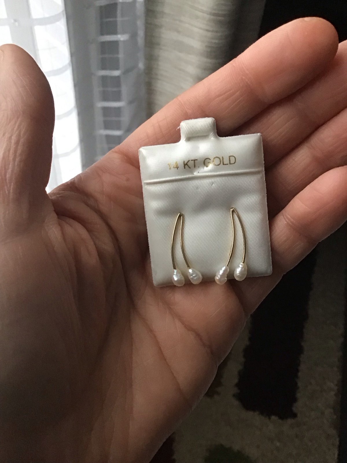 14kt gold earrings