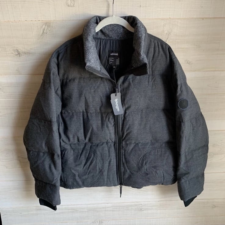 Allbirds Trino Wool Puffer Jacket Charcoal Merino Wool Winter Coat