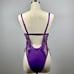 Purple Butterfly Embroidered Teddy Bodysuit