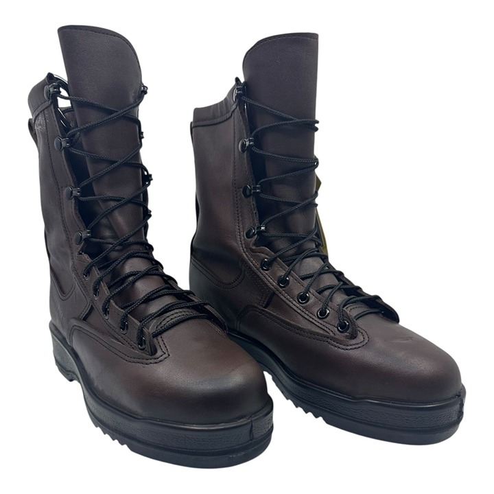 Belleville Wet Weather Steel Toe Flight Boot UNISEX 9.0M 11.0W Wide Brown 330ST