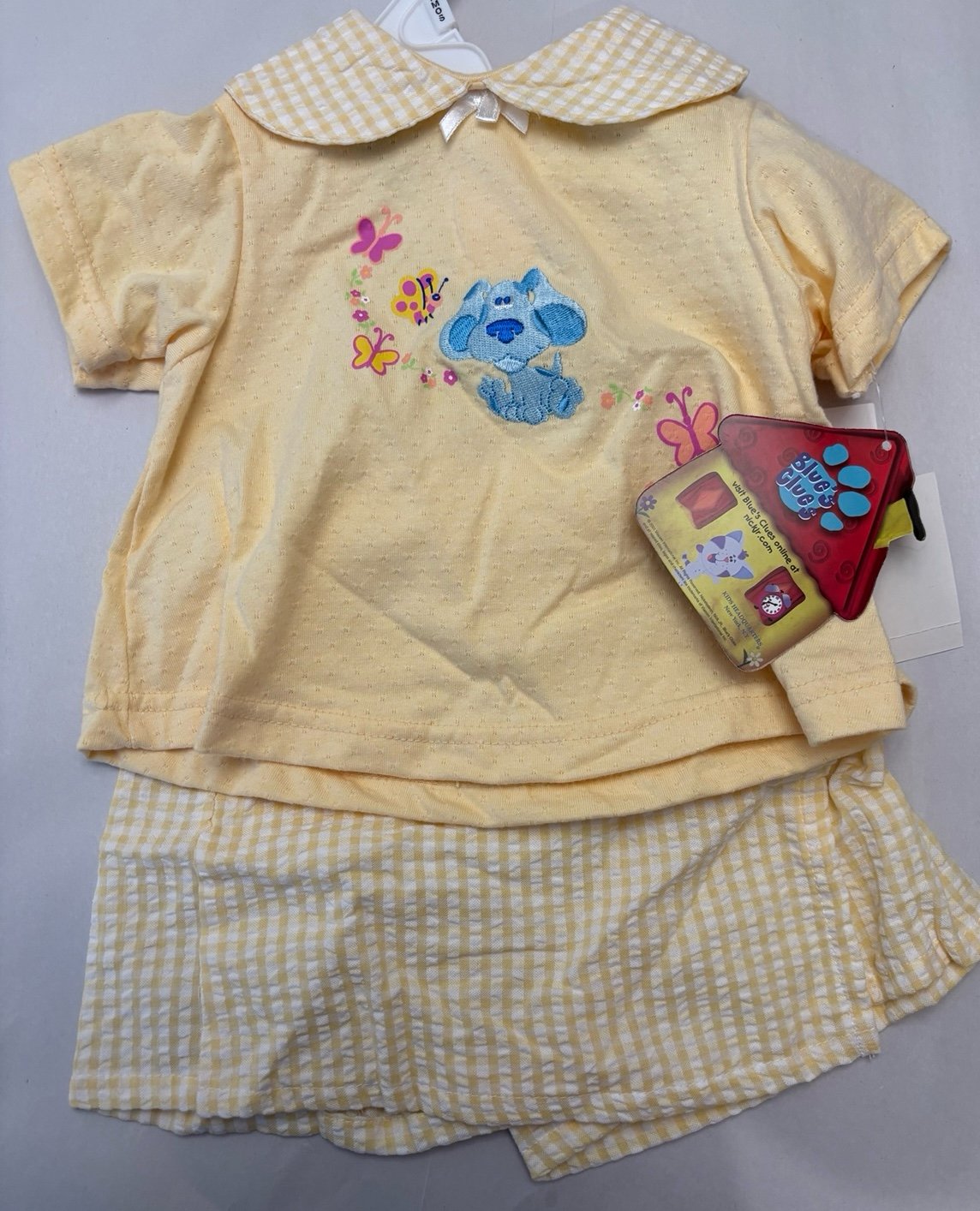 NWT- Vintage 2001- blue clues baby shirt and short set- size 18 months