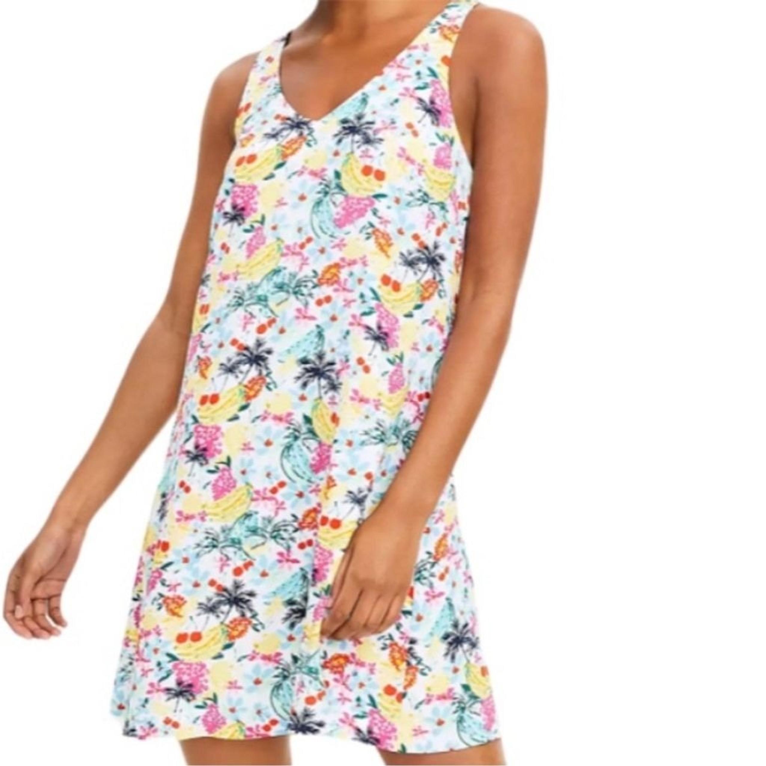Loft Dress with Tropical Print