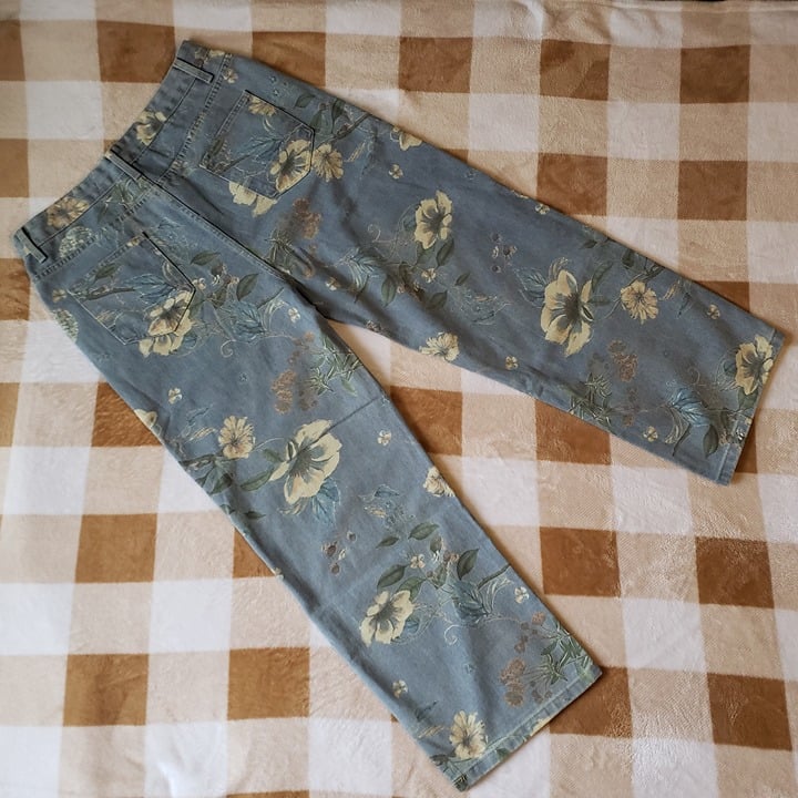 Floral Jeans Size 34 - detail
