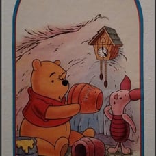 Winnie the Pooh and Piglet Set of 2 book holders/ends