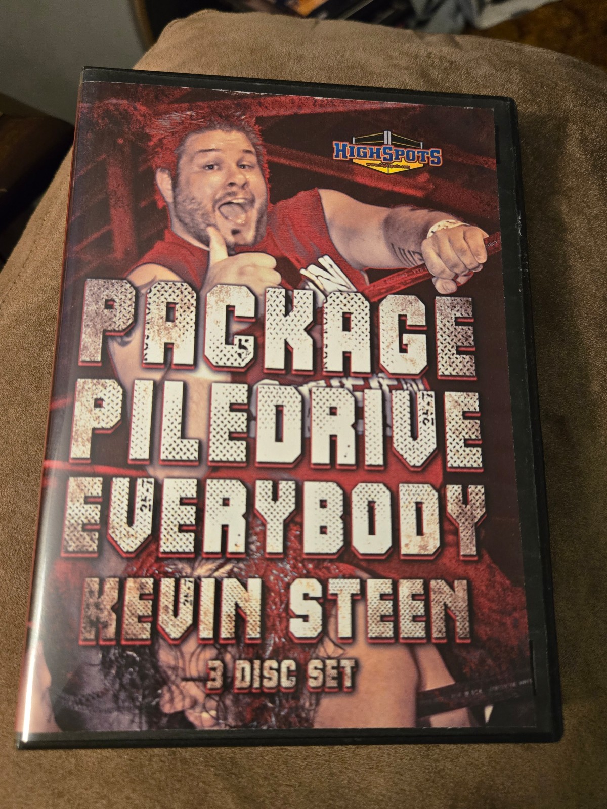 HighSpots Kevin Steen Owens Package Piledrive Everybody 3 Disc Set