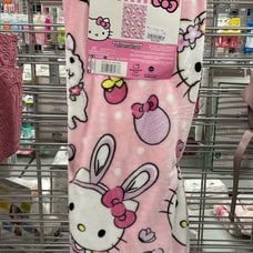 Hello Kitty easter lamb blanket