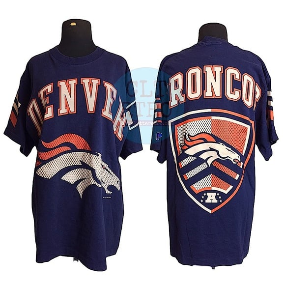 1997 Denver Broncos Single Stitch Tee • Pro Player Tag