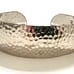 Sterling Silver 925 USA Hammered Cuff Bracelet Excellent Condition 7