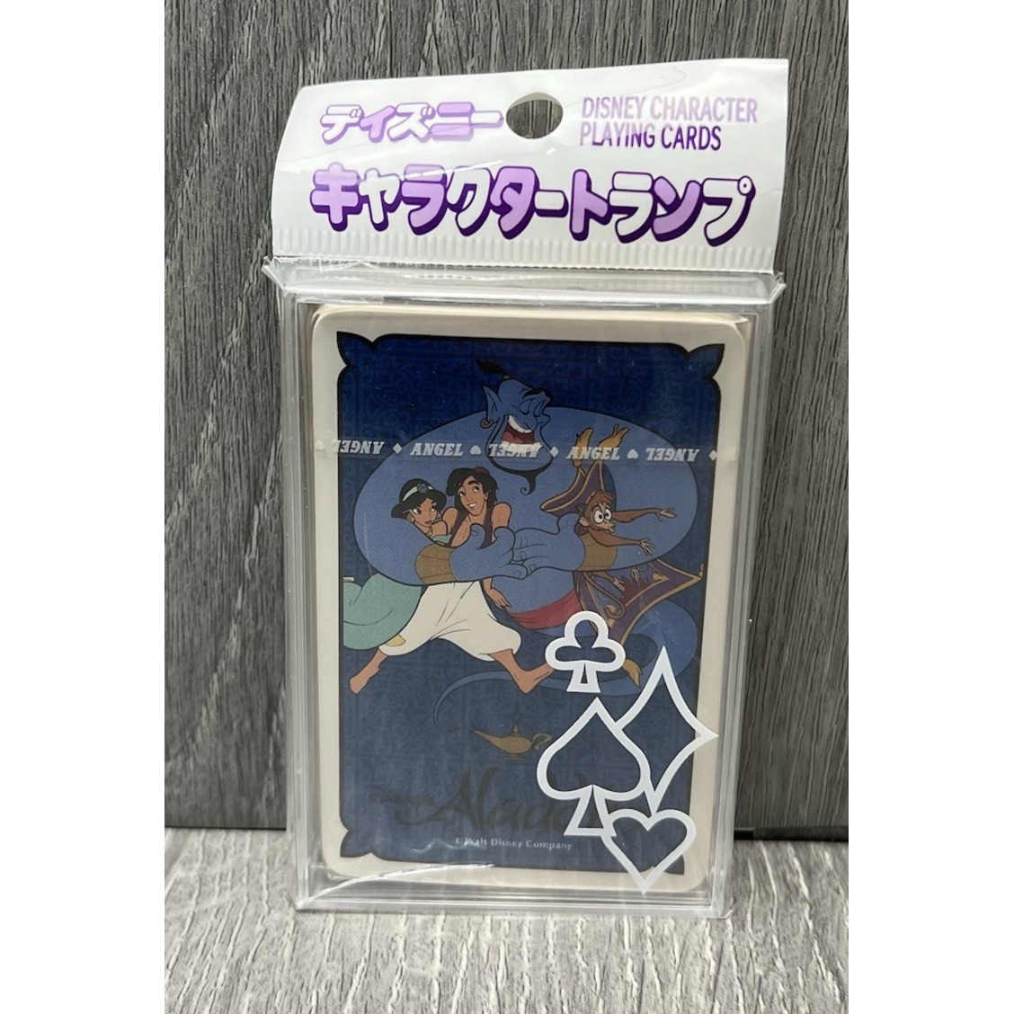 Vintage Disney Character Playing Cards Tokyo Aladdin Angel NEW/SEALED