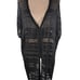 Alice + Olivia Sheer Linen Crochet Mesh Lightweight Cardigan Kimono Black Size M