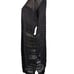 Alice + Olivia Sheer Linen Crochet Mesh Lightweight Cardigan Kimono Black Size M