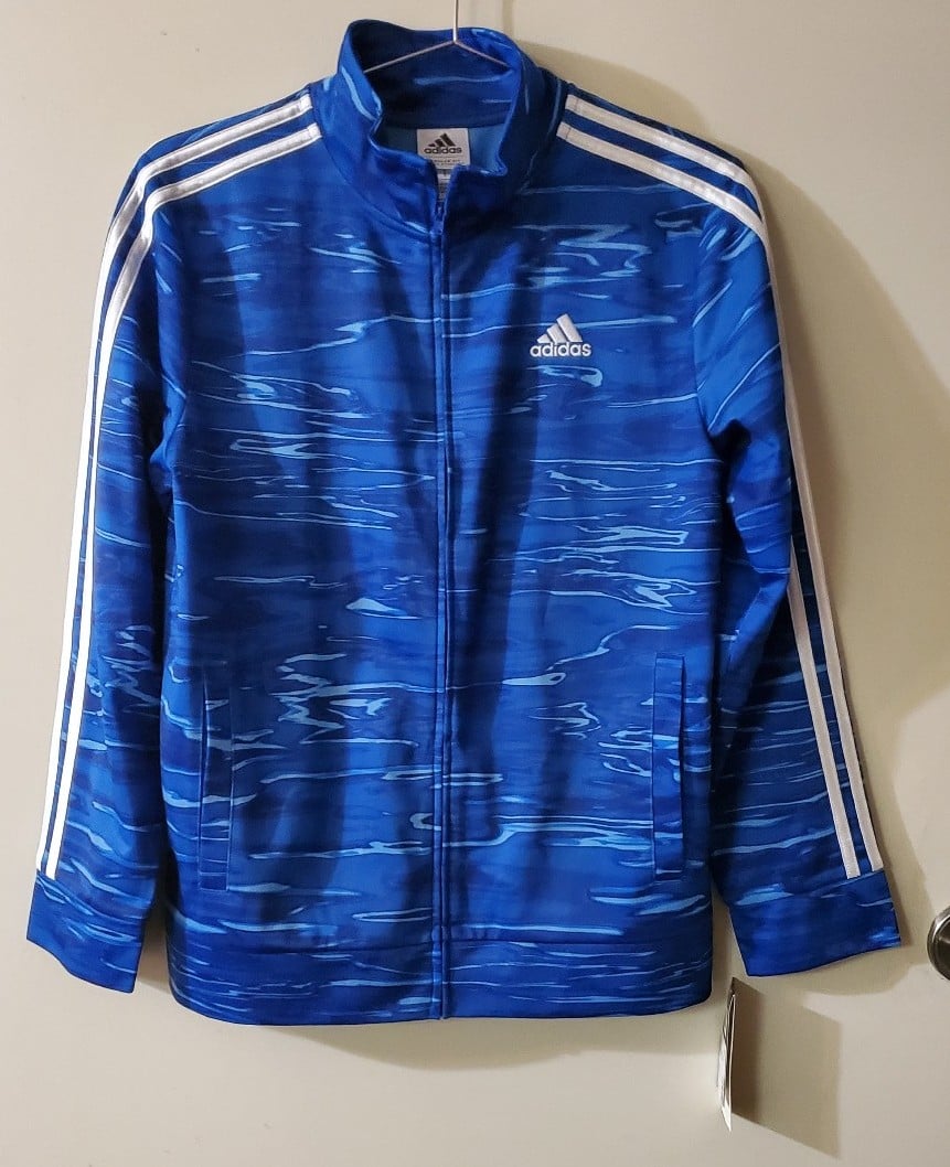 Adidas Boys Sports Jacket large NWT