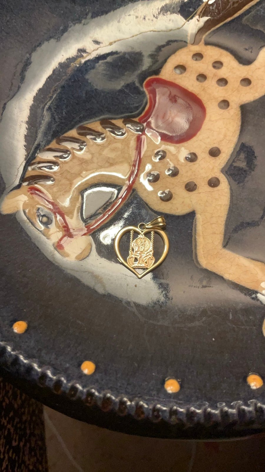 14 k gold Tweety swing Pendant