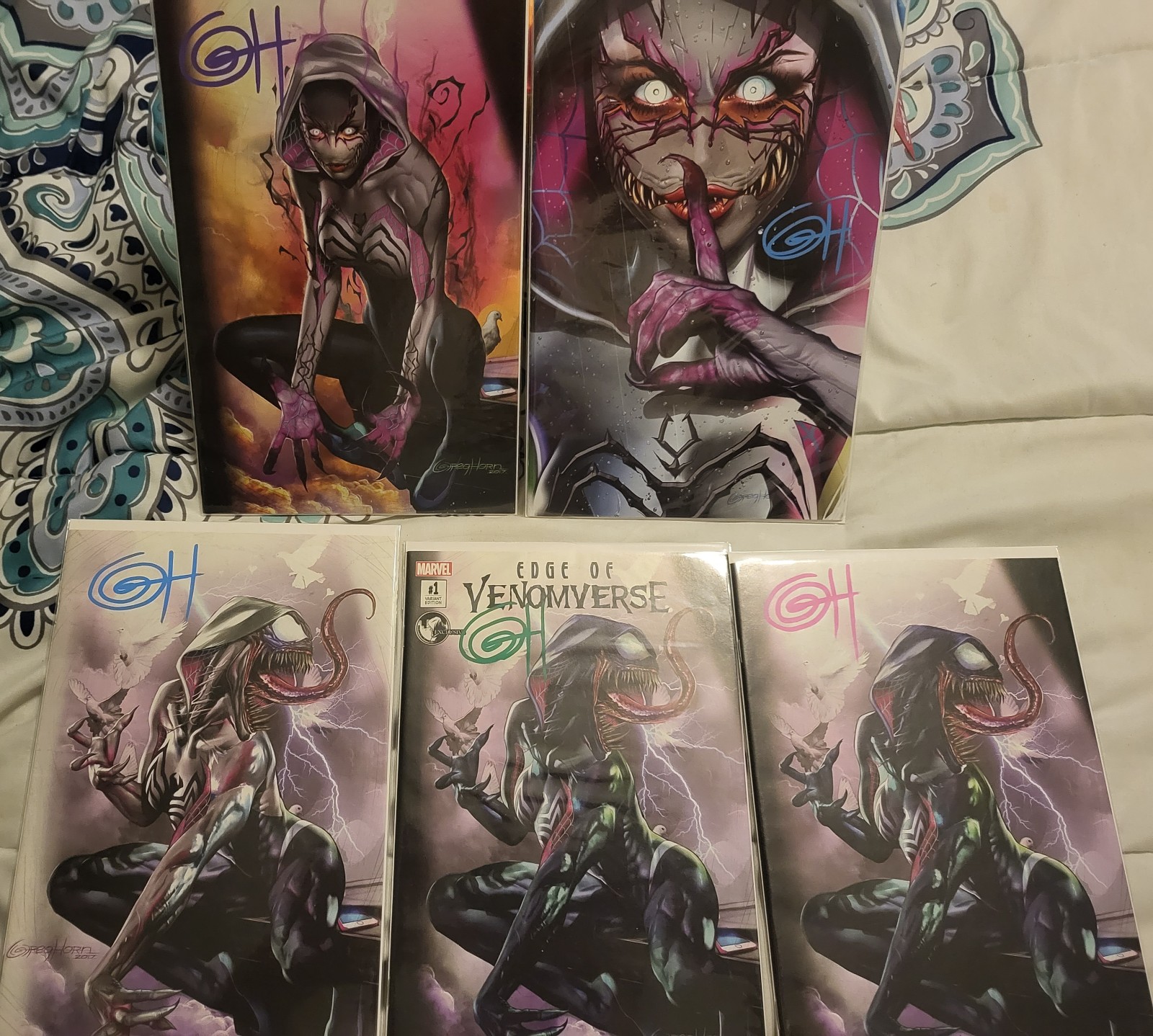 Steal of a deal! 5 signed by Greghorn!!