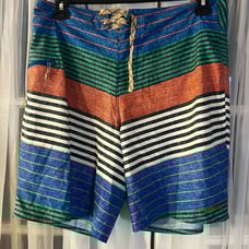 Patagonia Men’s Printed Stretch Planning Board Short Size 34 Inseam 20”