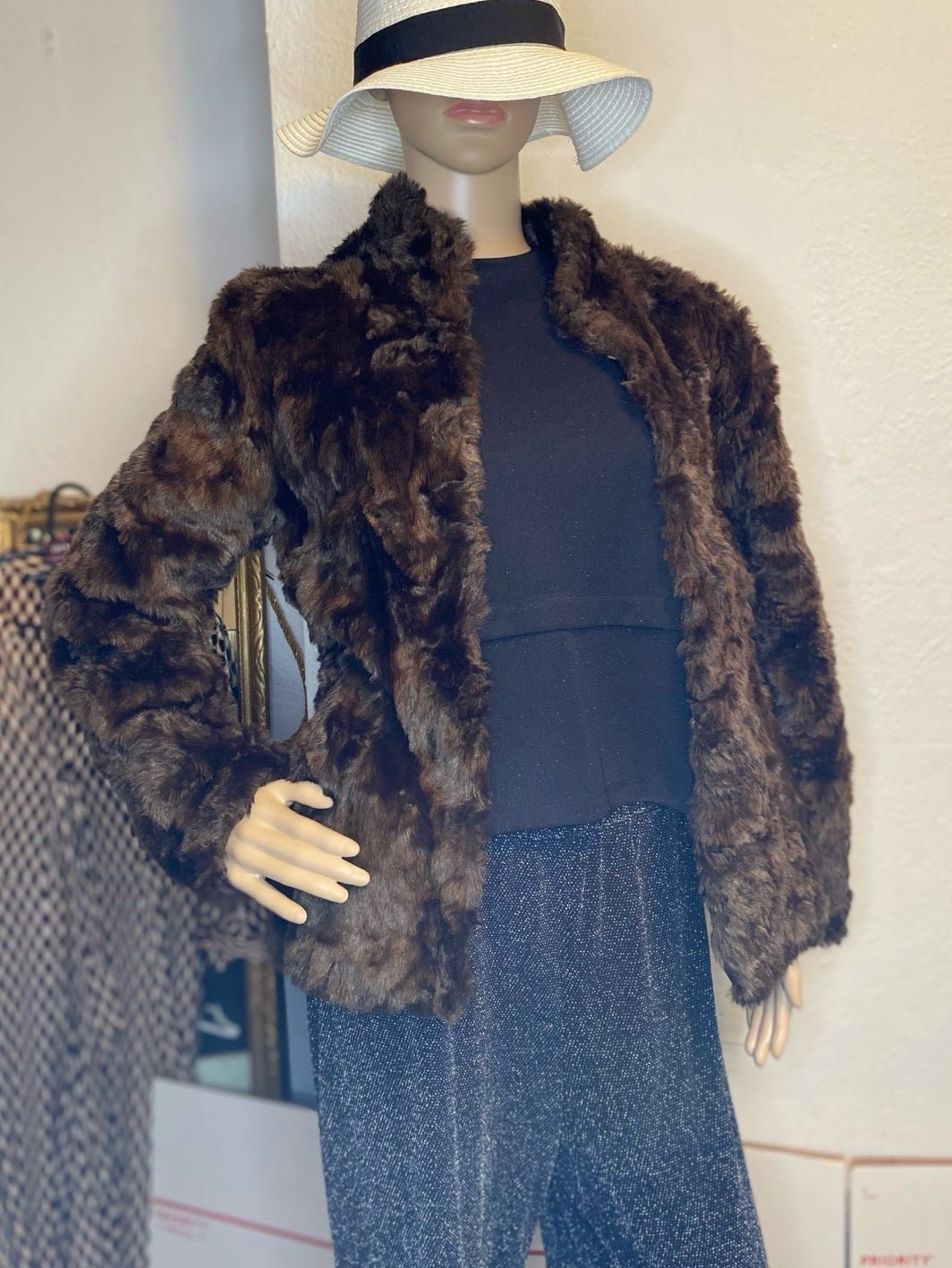 Vintage fur coat size 8