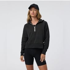 Vuori Restore Half Zip Hoodie Washed Black Size XS