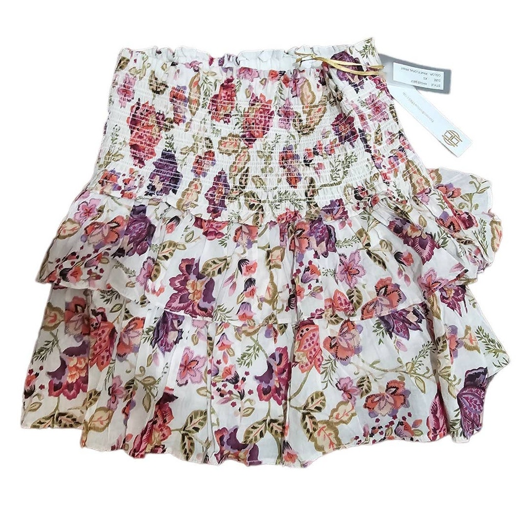 House Of Harlow Skirt NWT Women's SIZE Extra Small Floral High Waisted