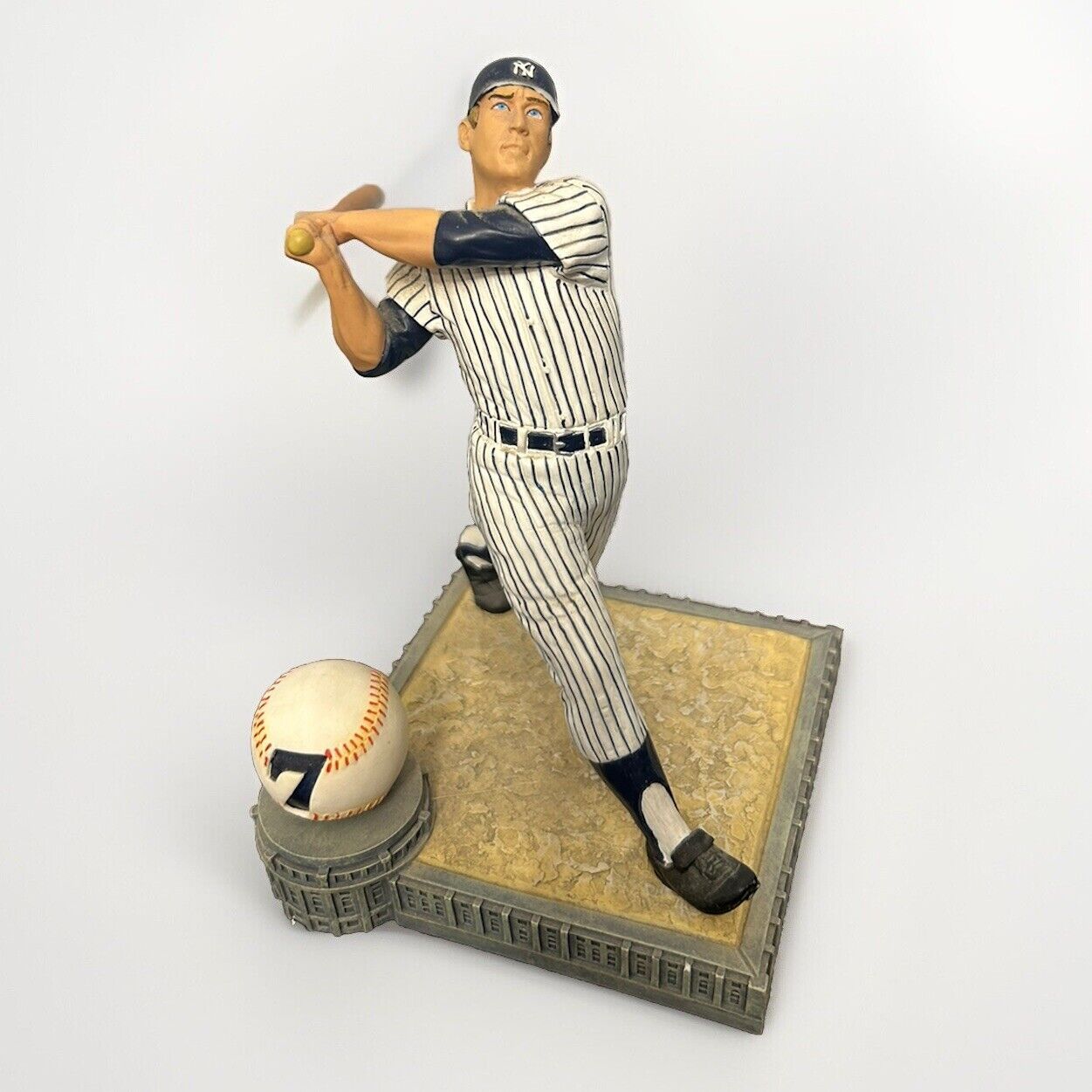 Mickey Mantle Mantle Swings Home Figurine 1995 Hamilton Collection
