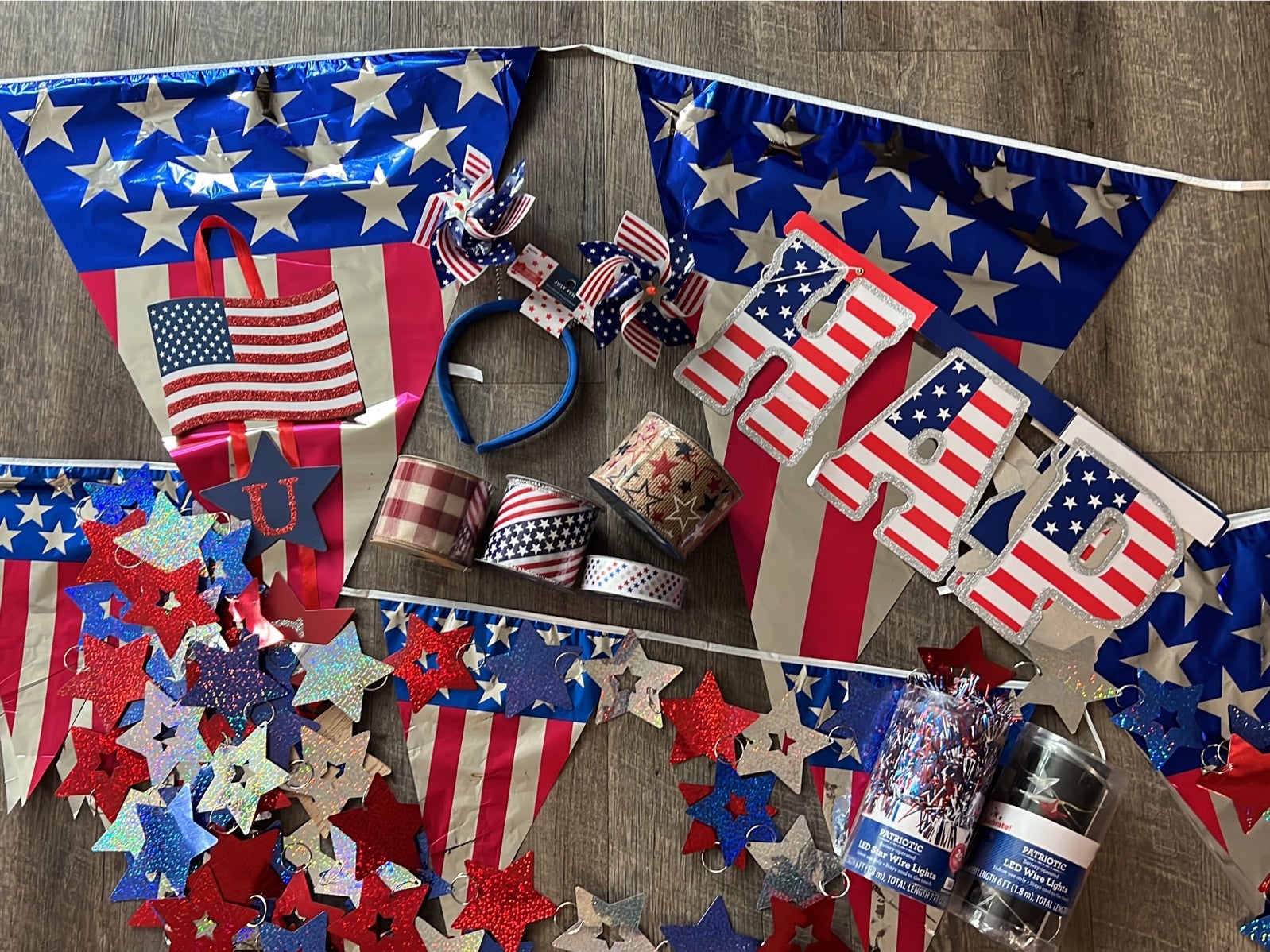 Independence Day Fourth of July memorial day decor