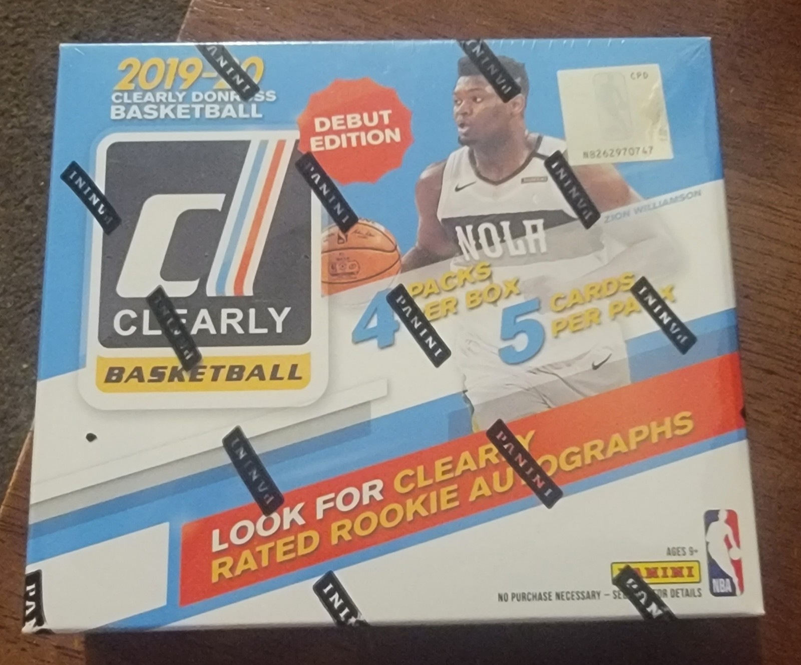2019-20 Clearly Donruss basketball hobby box