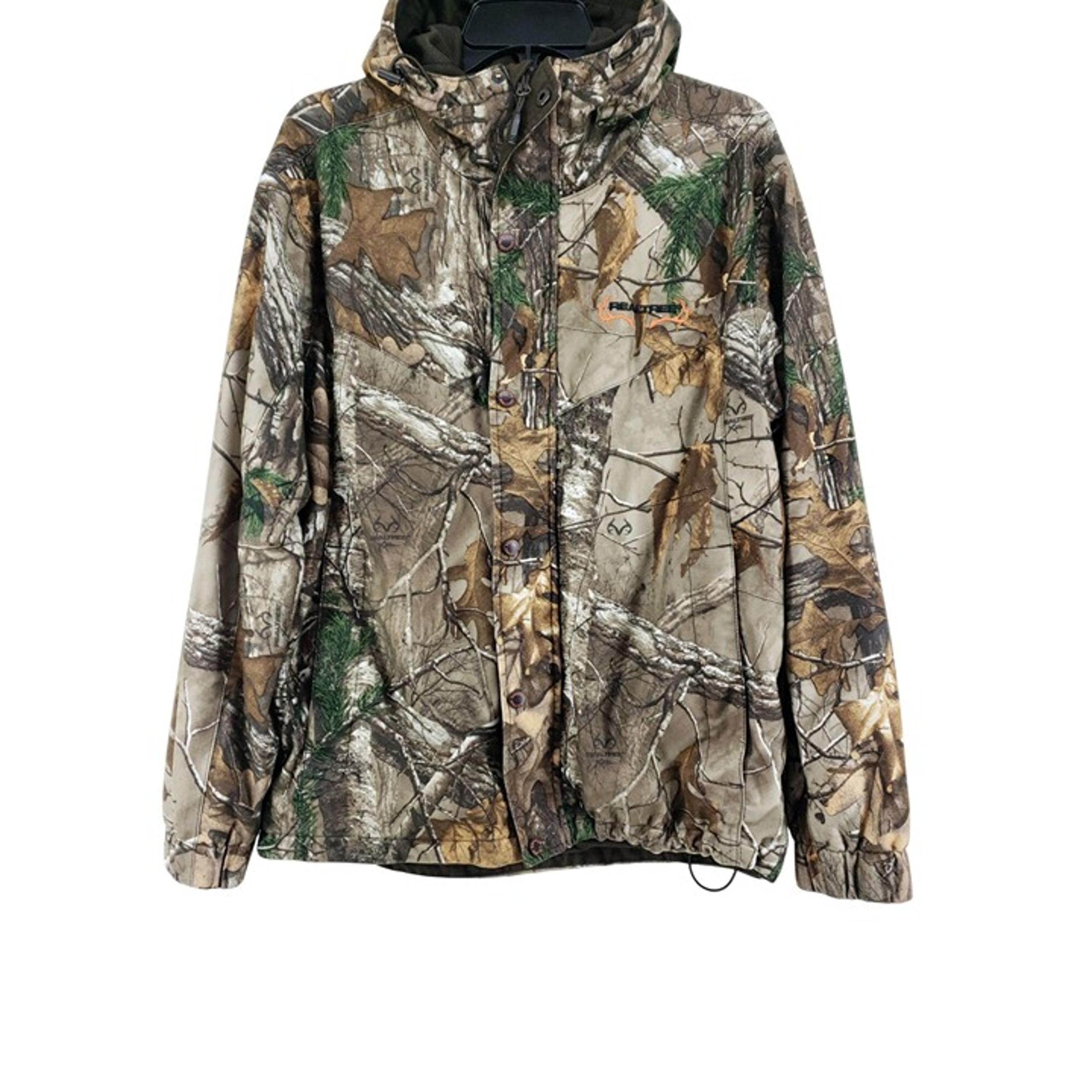 Realtree Scent Control Camo Jacket Mens Medium Polyester Lined Outdoor Regular F