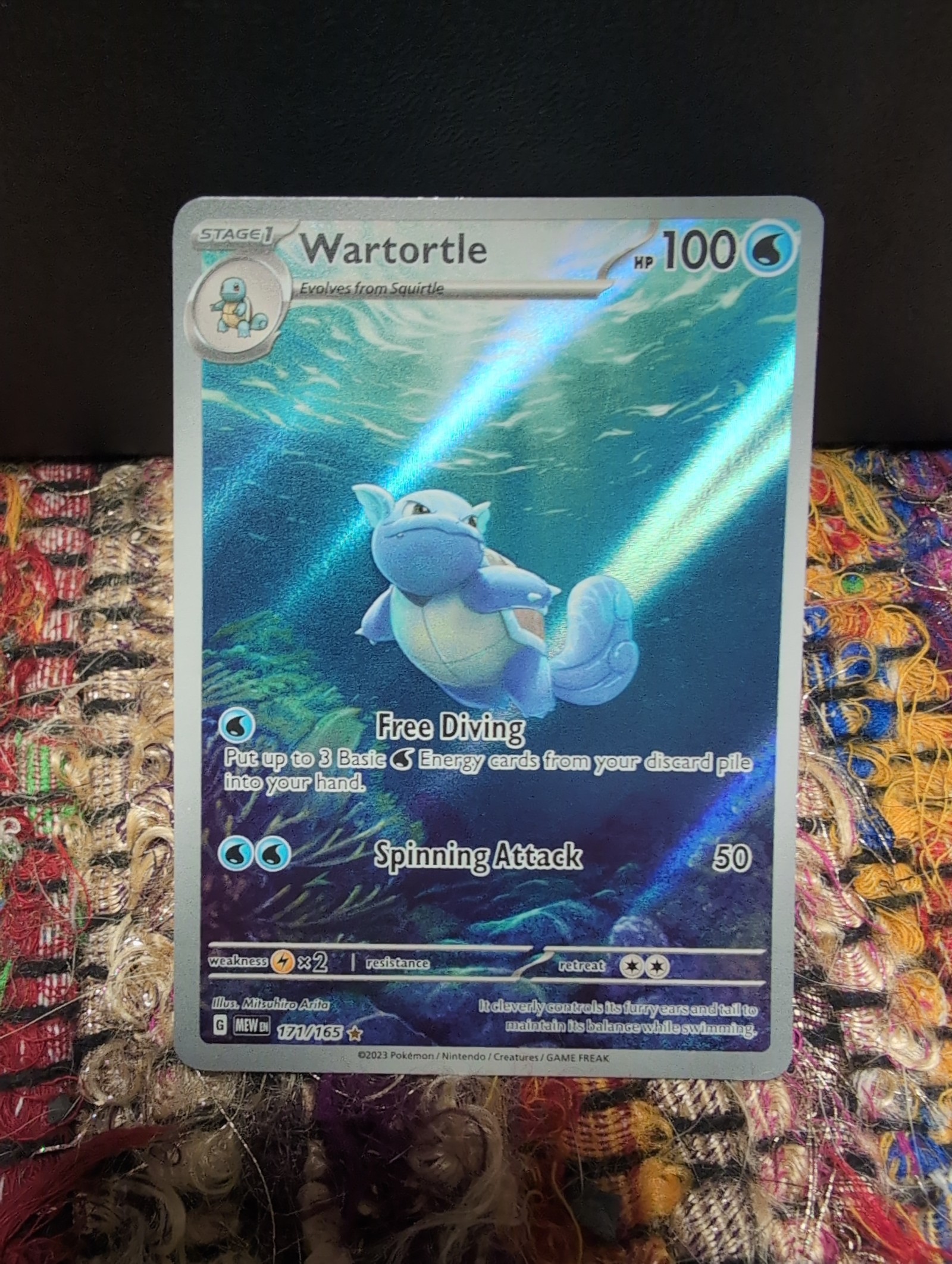 Wartortle 171/165 Sv: Scarlet & Violet 151 Holo