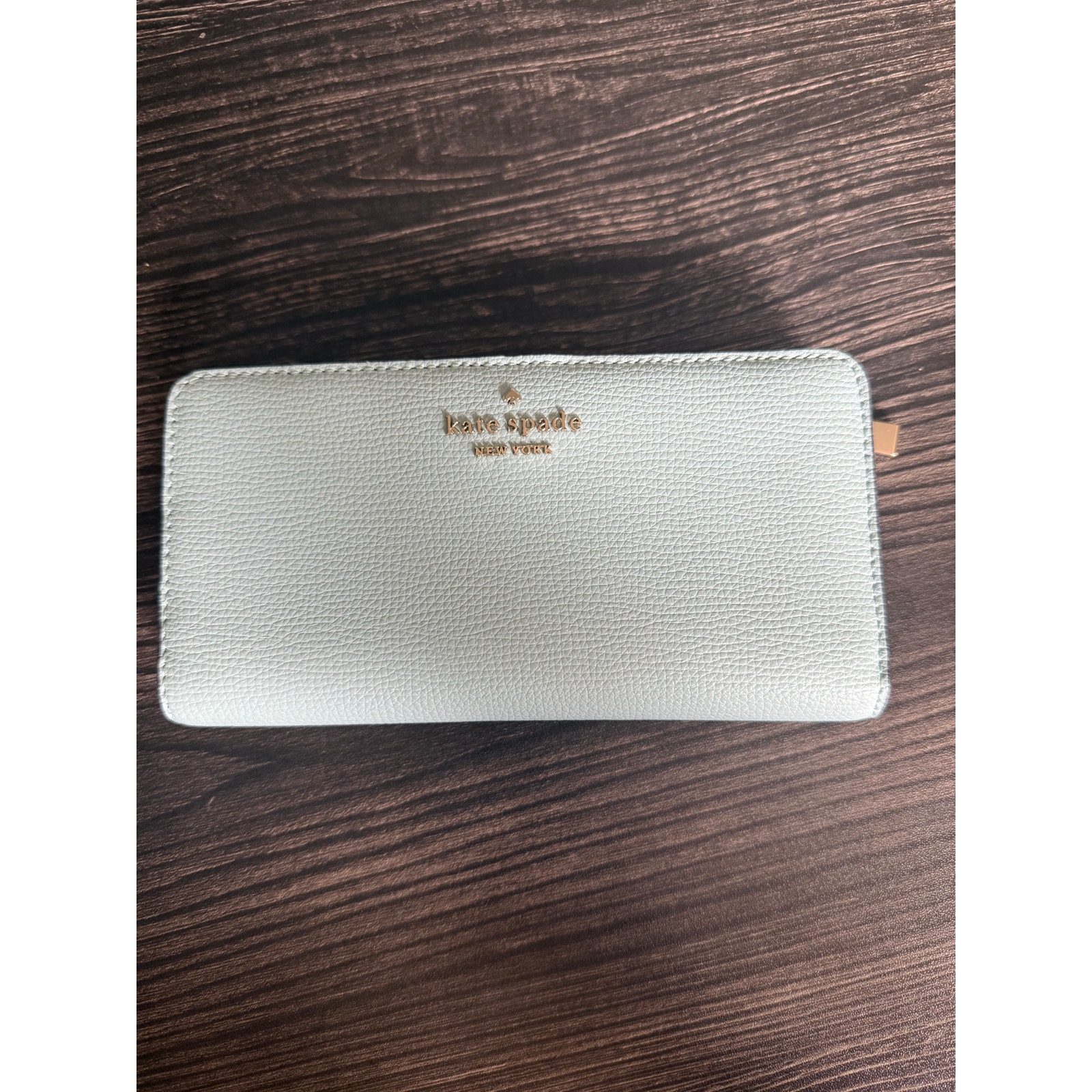 NWOT Kate Spade Darcy Large Ice Blue Slim Bifold Wallet