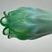 Fostoria Green Opalescent Glass Heirloom Pattern 6 3/8 Bud Swung Vase 1959-1970