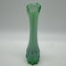 Fostoria Green Opalescent Glass Heirloom Pattern 6 3/8 Bud Swung Vase 1959-1970