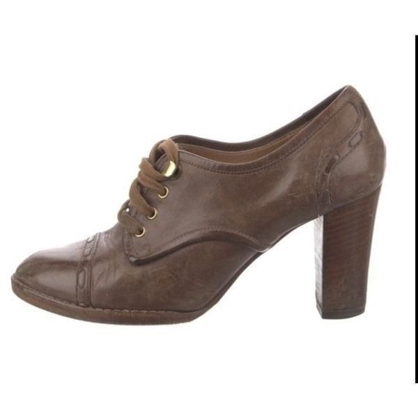 GUC Chloe lace up pump ankle booties size 6 vintage beauties