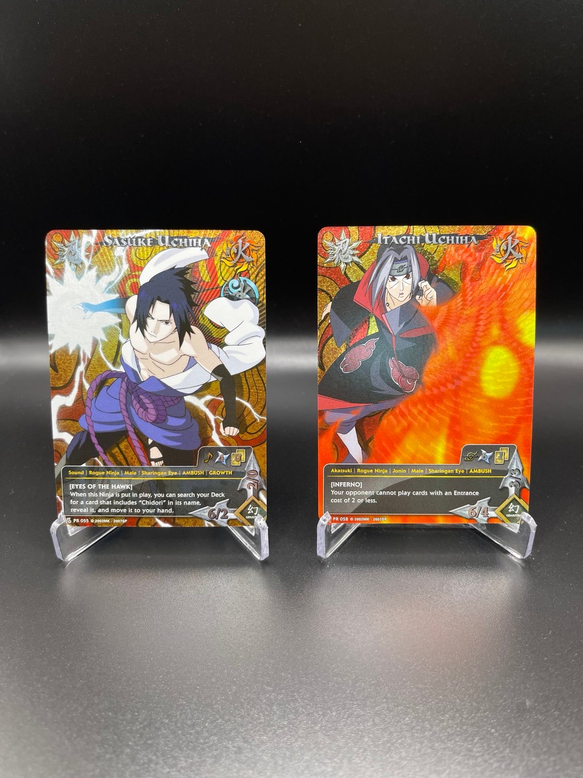 2010 Sasuke / Itachi Uchiha Naruto Target Exclusive Promo Cards ( SET OF 2 ) #2