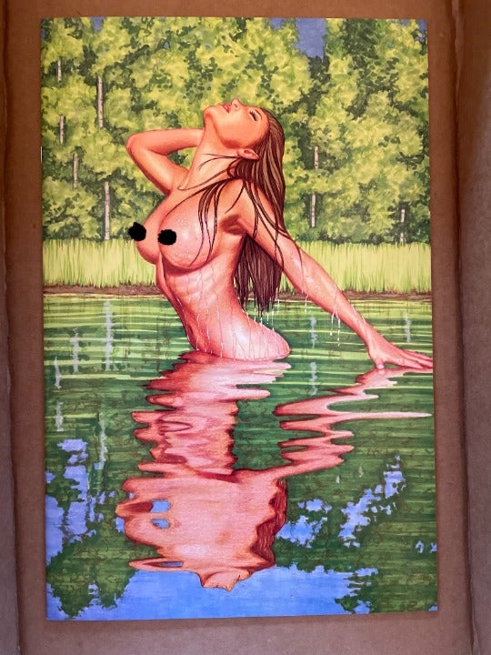 Cavewoman Return To Labyrinth 2 NM+ Conny Valentina LTD 350 COA Risqué Cover
