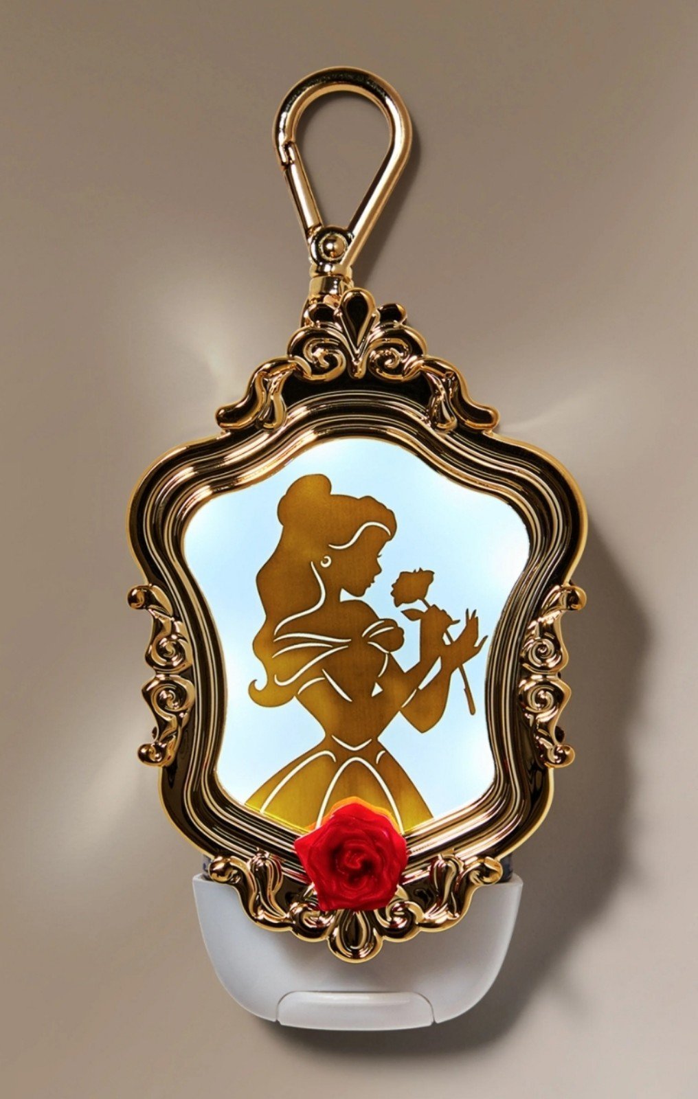 Bath & Body Light-up Disney Princess Belle's Mirror PocketBac Holder
