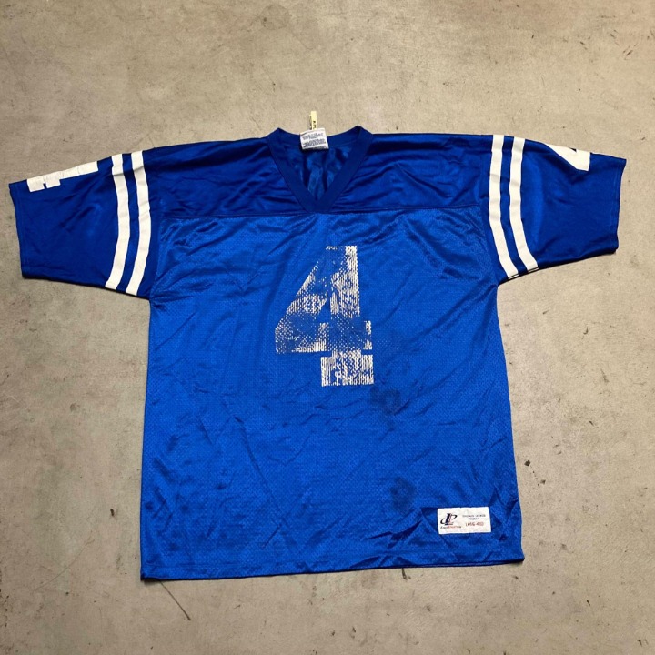 Vintage Jim Harbaugh #4 Colts Jersey b15