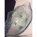 Vintage 1960’s Jeanette Glass Lombardi Footed Bowl Aqua Blue