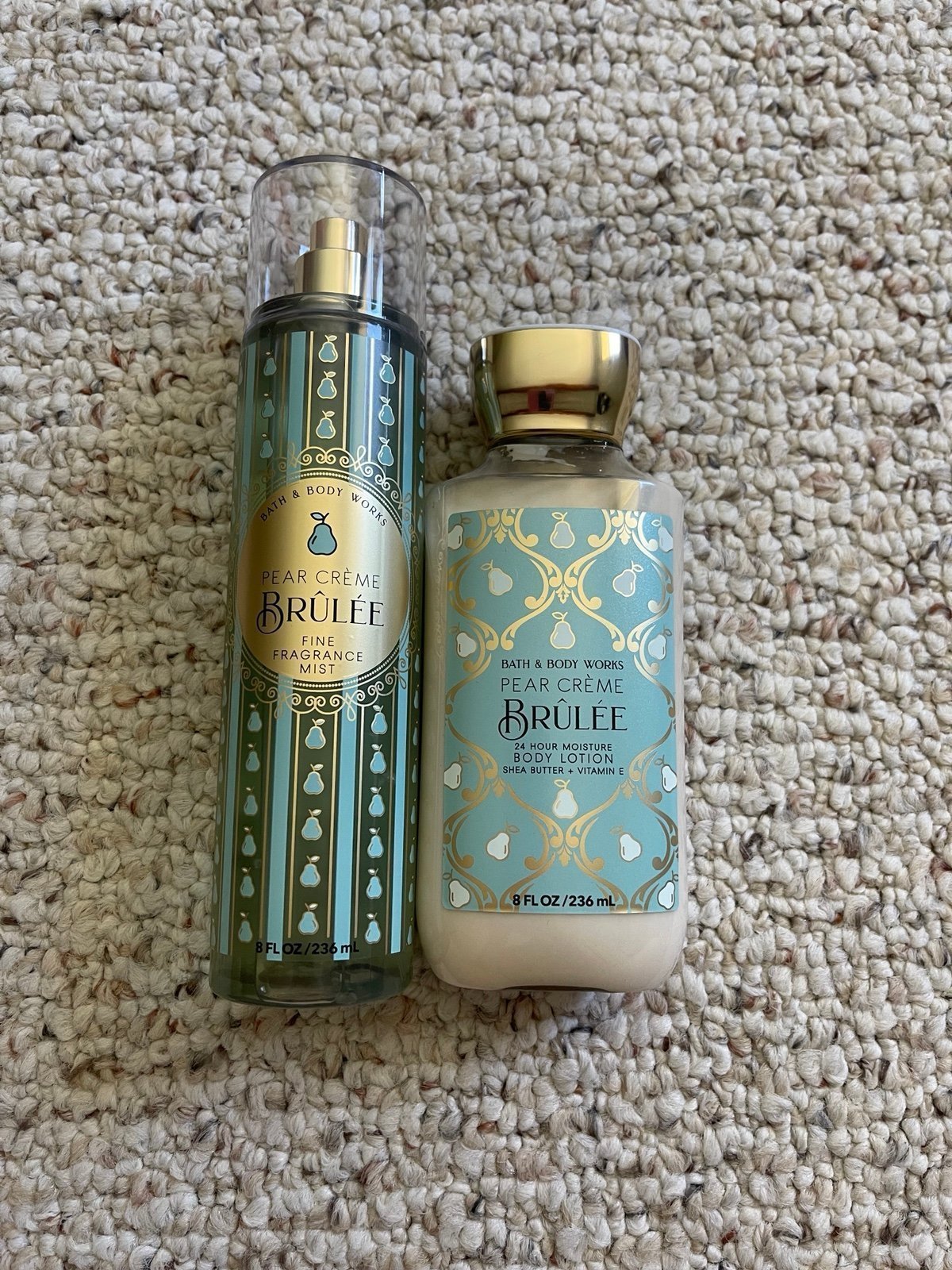 Pear Crème Brûlée Duo