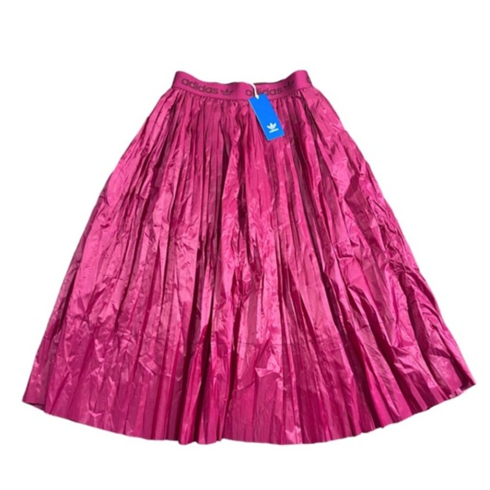 Adidas Metallic Pleated Skirt berry M