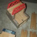Thomas & Friends TWR Wooden Railways 3-Way Bridge Sodor Wood Co Track Lot Road