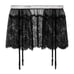 Victoria’s Secret Shine Strap Lace Skirt Rhinestone Garter Belt Lingerie S