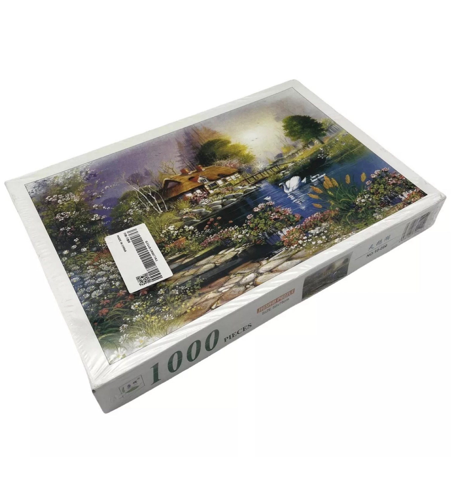 1000 Piece Jigsaw Puzzle By Kang Hui Cabin on the River 10-080