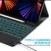 Touchpad Keyboard Case for iPad Pro 12.9 2021 5th Generation/2020 4th-Gen/2018-3