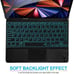 Touchpad Keyboard Case for iPad Pro 12.9 2021 5th Generation/2020 4th-Gen/2018-3