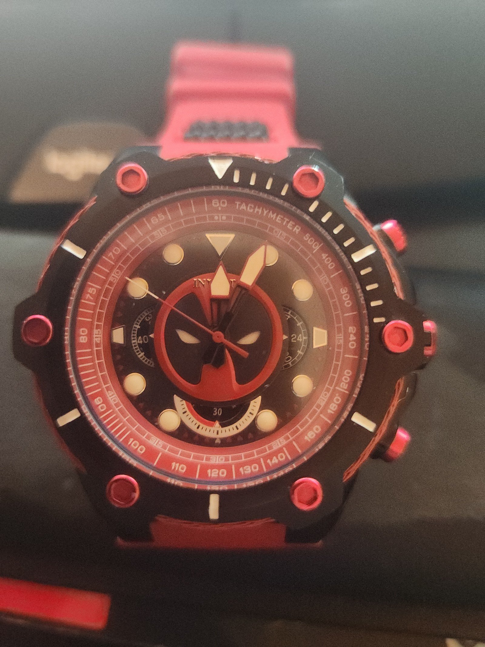 Invicta Marvel Deadpool Watch Limited Edition 356/4000 Model 27487 PLEASE READ