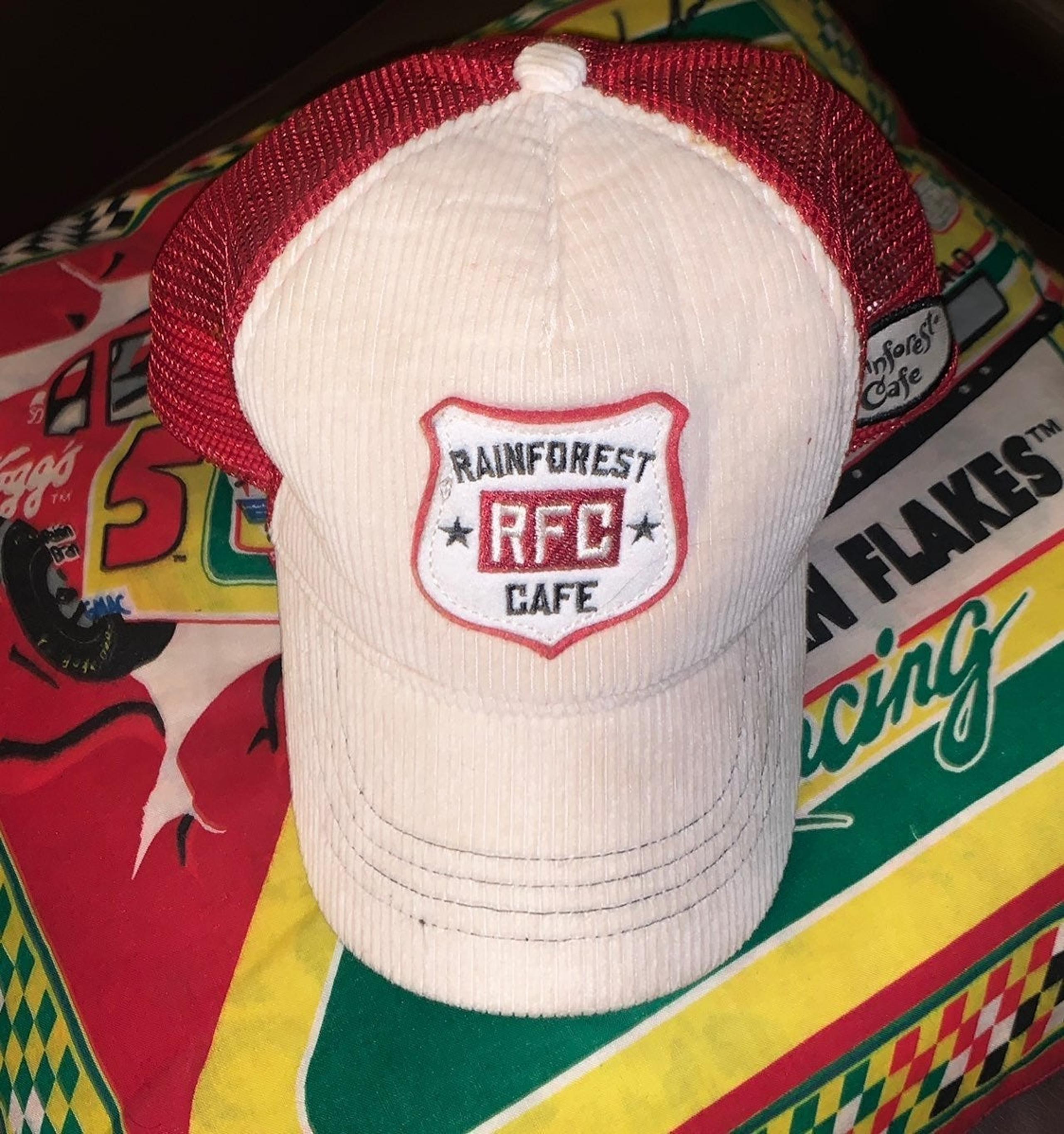 Vintage Rainforet Cafe Hat