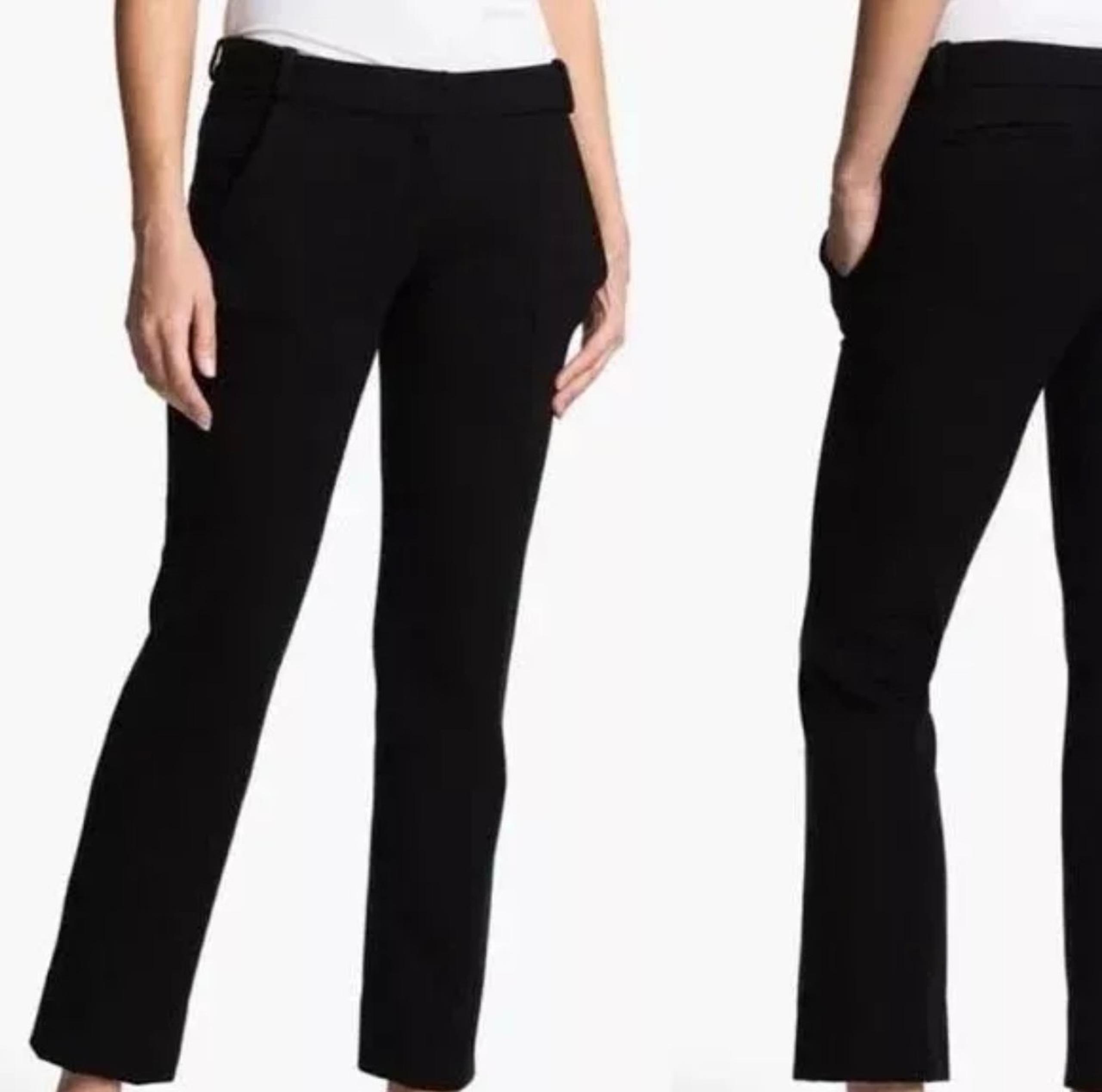 Diane Von Furstenberg Pants Trousers Women’s Straight Leg Dress  Black size 2