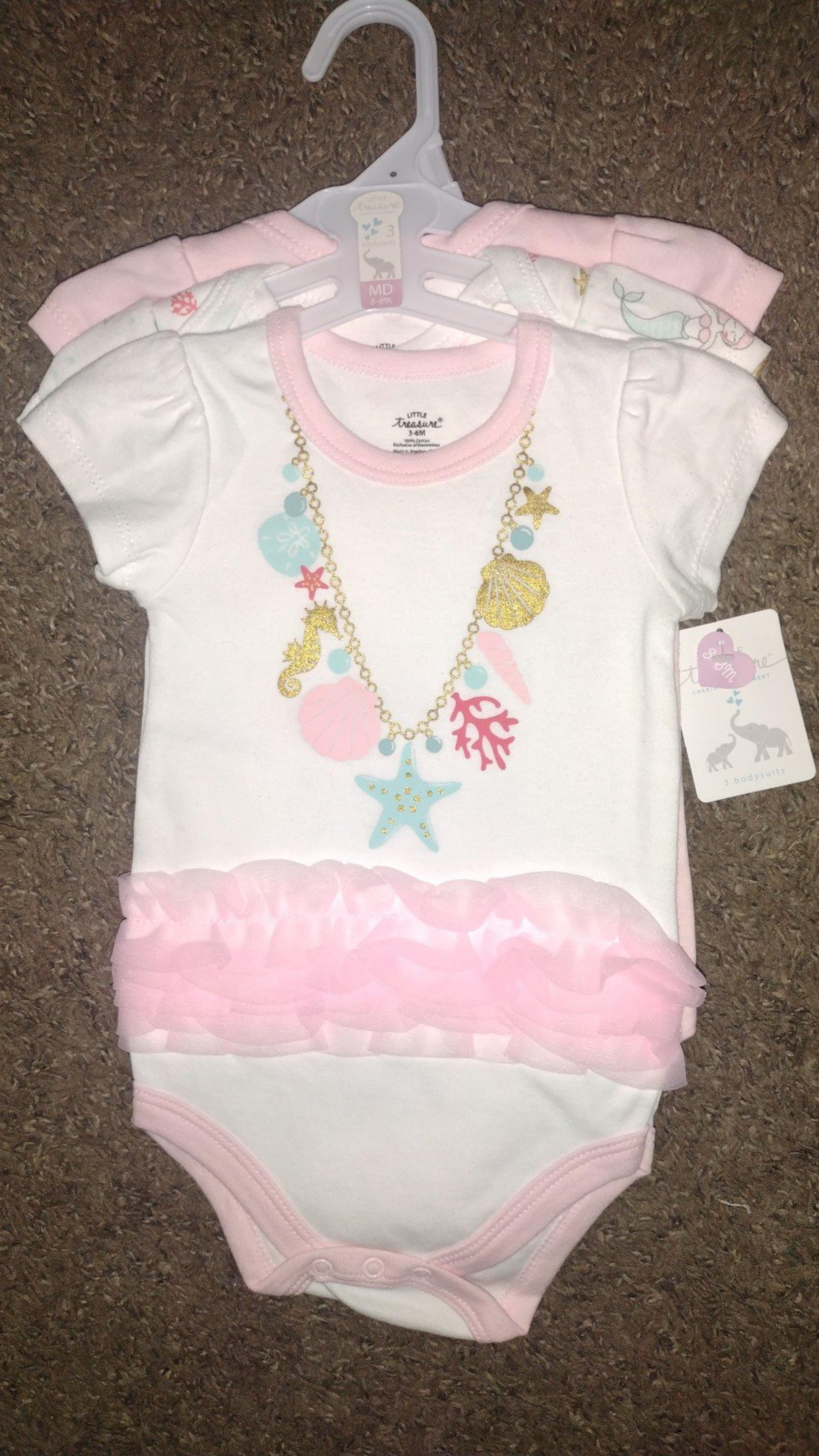 Little Treasures Onesies 3-6months