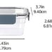 Tritan Plastic Locking Food Storage Container, 10 Pieces